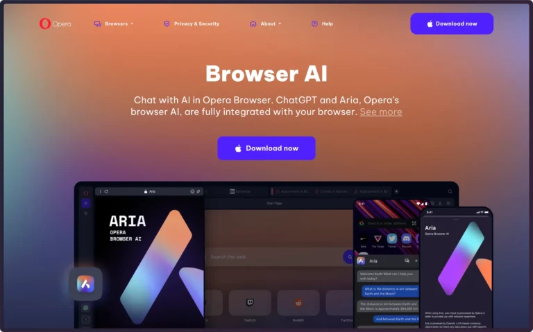 AI Feature in Opera Browser
